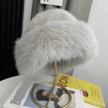 New Plush Mongolian Hat Ladies Autumn And Winter Cold Warm Atmosphere With Cute Plush Hats - Black - View 9