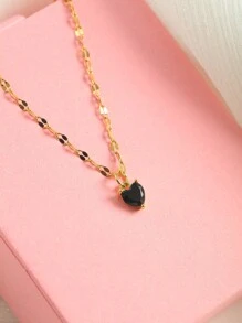 Simple Elegant Love Pendant Necklace Valentine's Day Gift To His Girlfriend,Mom,Mother,Mother's Day,Gift