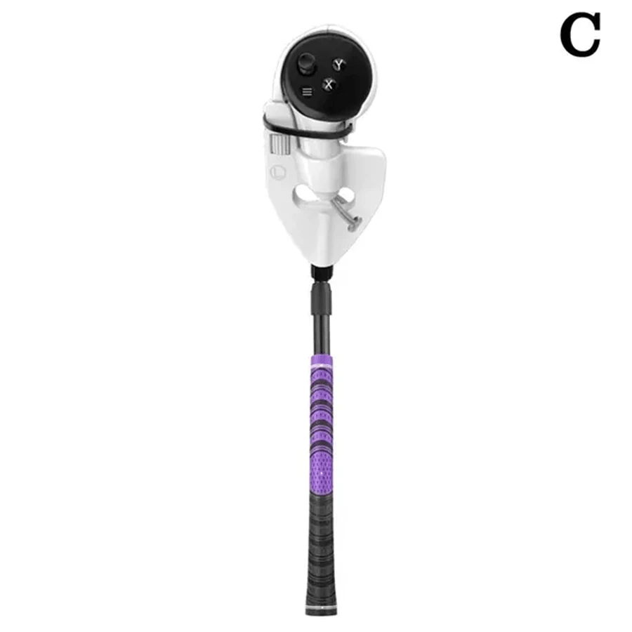 VR Golf Club Handle Attachment Golft Golf Club Handle Accessories Realistic Golf Club Attachment For Meta Quest 3 - Purple - View 1