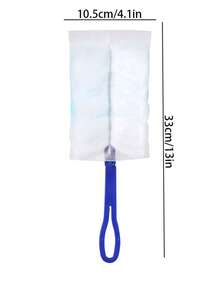 1pc Multi-Functional Static Dust Removal Brush With Fine Fiber & Chicken Feather For Household - Multicolor - View 2