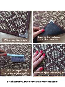 Door Mats - Moderno Cinza e Preto - Xem 6