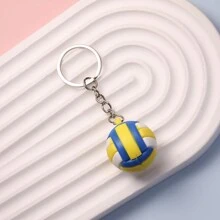 Cute 1pc/5pcs Men's Miniature 3cm Simulation Keychain For Soccer, Basketball, Tennis, American Football And Car, Keychain Ring, Sport Souvenir And Gift Car Accessories Bag Charm Backpack For School Goth Y2k