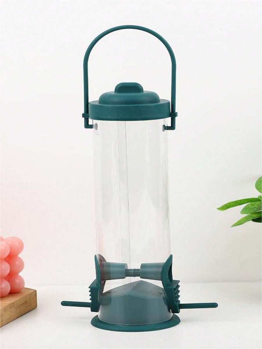 戶外餵鳥器,懸掛式,適合陽台或野外,吸引鳥類餵食 - 墨綠色 - 查看 1