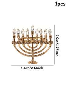 毛巾/窗簾繫帶,水晶燭台裝飾 - 金色 - 查看 3