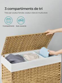SONGMICS Laundry Baskets - Woody Color - View 3