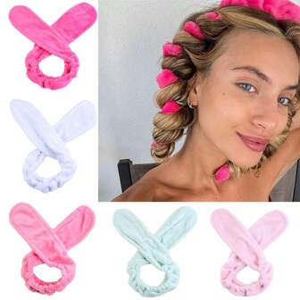 1pc Women Simple & Sweet Headbands, Versatile Hair Accessories For Hairstyling, Washing Face, Makeup Turban Headband Sweatband