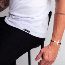 Men T-Shirts - 灰色 - 查看 6