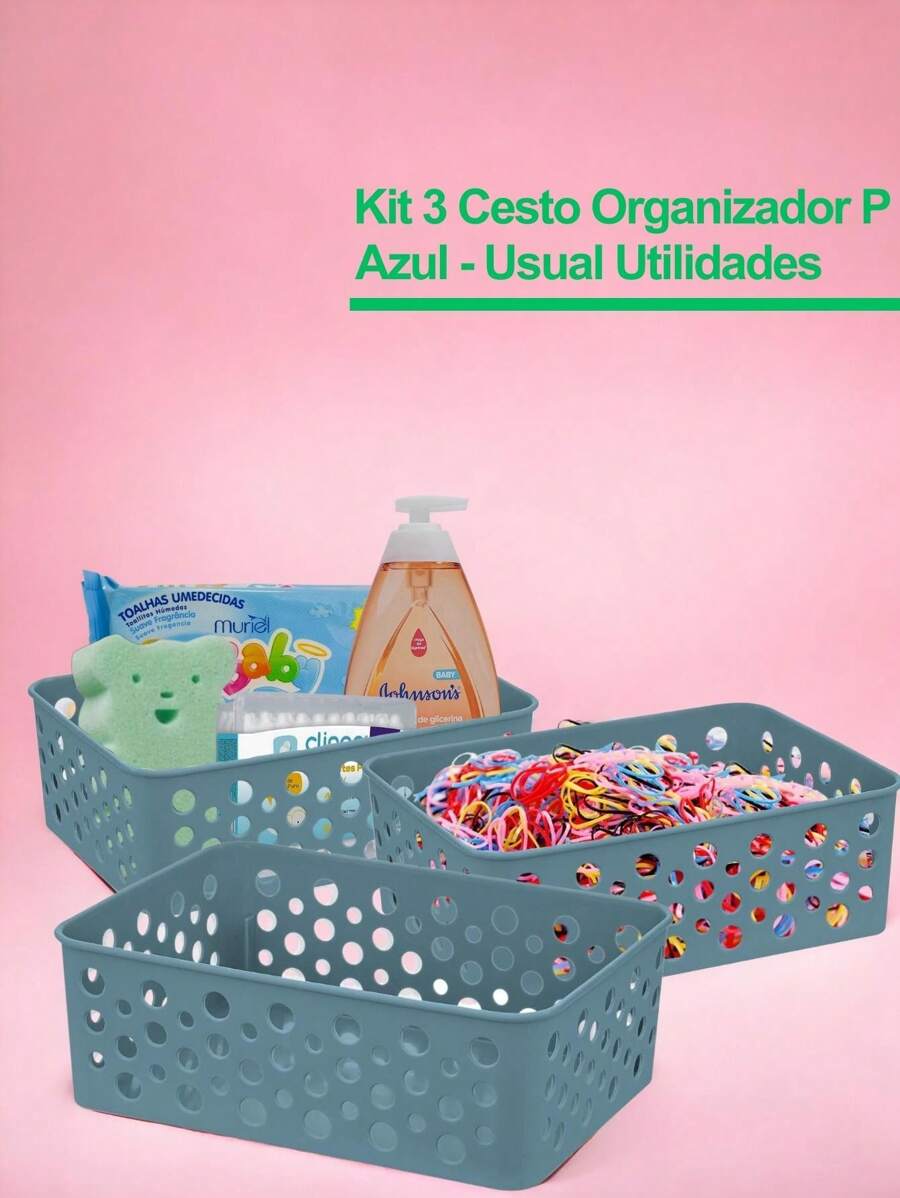 Storage Baskets - 藍色 - 查看 1