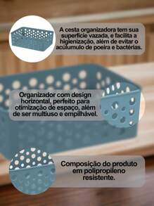 Storage Baskets - 藍色 - 查看 2