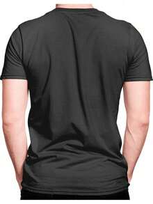 Men T-Shirts - 深灰色 - 查看 2