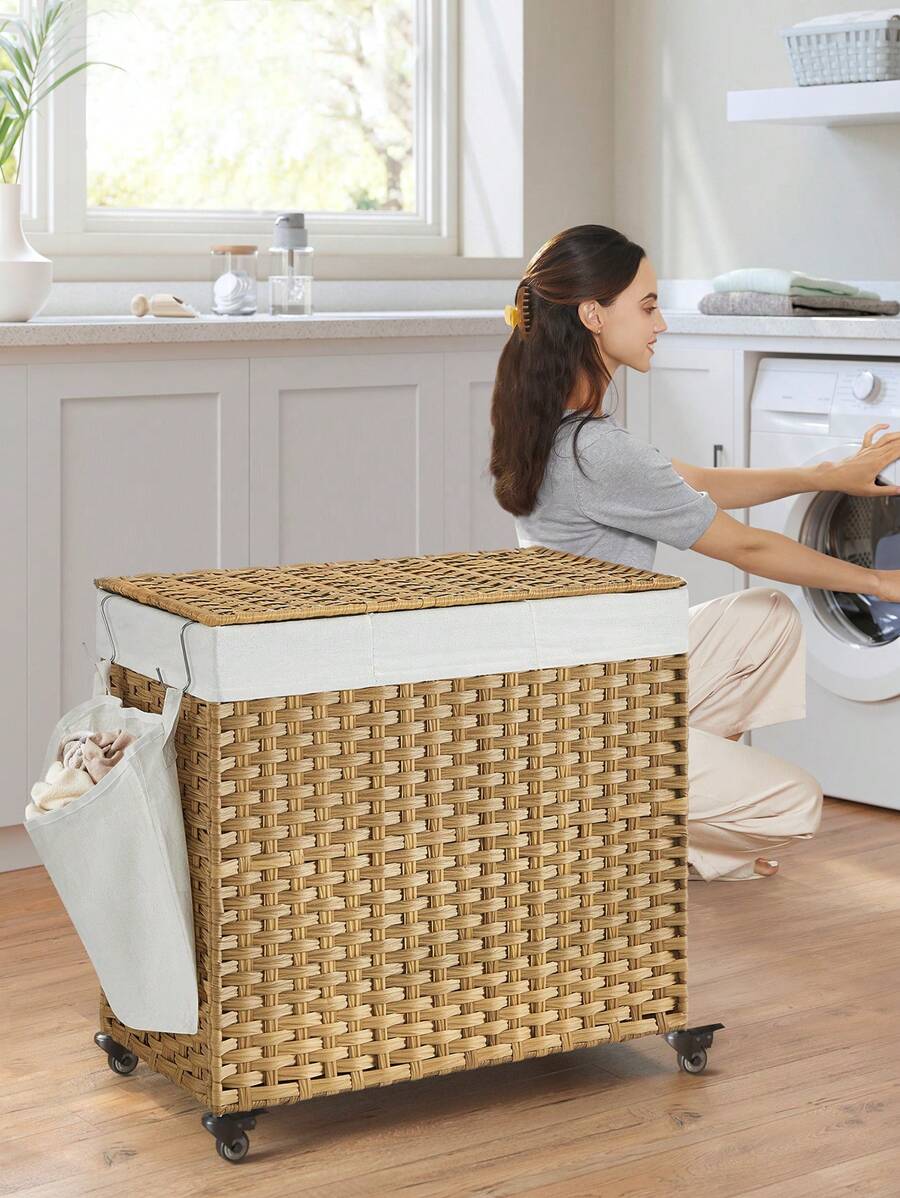 SONGMICS Laundry Baskets - Woody Color - View 1