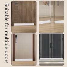 1m Chống bụi Giảm tiếng ồn Cửa Đáy Dải niêm phong Với Acrylic Trở lại Keo dán Đối với Cửa Gap , Chống gió , Cách âm , Chống côn trùng , Chống gió Và Tiết kiệm năng lượng , Thích hợp Đối với Đáy Cạnh Của Phòng , Phòng tắm , Phòng ngủ , Phòng bếp Và Mặt trước Cửa - trắng - Xem 7