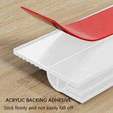 1m Chống bụi Giảm tiếng ồn Cửa Đáy Dải niêm phong Với Acrylic Trở lại Keo dán Đối với Cửa Gap , Chống gió , Cách âm , Chống côn trùng , Chống gió Và Tiết kiệm năng lượng , Thích hợp Đối với Đáy Cạnh Của Phòng , Phòng tắm , Phòng ngủ , Phòng bếp Và Mặt trước Cửa - trắng - Xem 6