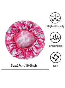 Awegeo 2 Miếng Trẻ em Đàn hồi In Ngủ Mũ lưỡi trai & Băng đô đầu Tổ hợp In Nhiều Màu sắc - Nhiều màu - Xem 4