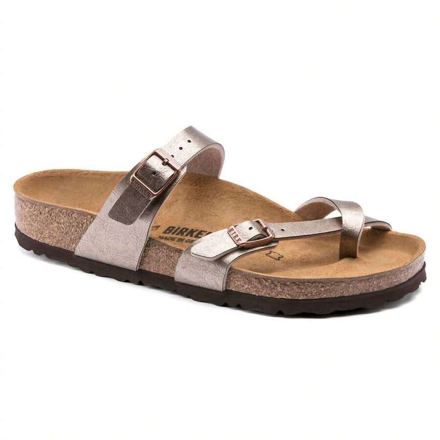 BIRKENSTOCK Mayari Birko-Flor Sandal In Graceful Taupe - Graceful Taupe - View 1