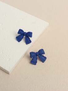 1 Pair Of Fashionable And Popular Butterfly Elements Velvet Earrings For Women To Wear Outdoors Or Traveling Or To A Party Or Daily Use - Orange - View 10