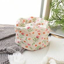 2入組防風保暖卡通印花兒童連帽圍巾,適合女孩在秋冬季節日常穿著 - 彩色 - 查看 7