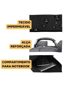 Men Functional Backpacks - 黑色 - 查看 5