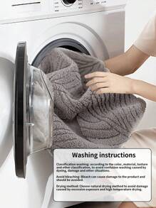 2pcs/Set Motorhome Sofa Seat Cover Set, Comfortable Stretch Couch Slipcover, Easy Installation, Machine Washable, Dustproof And Pet Scratch Resistant, Sofa Protector Cover, Suitable For Two-Seater Sofa, Rv And Camper Decoration, Including 1 Backrest Cover And 1 Cushion Cover - Light Grey - View 3