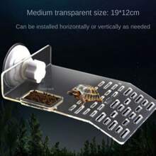 Turtle Basking Platform Climbing Platform Fish Tank Turtle Aquarium Basking Platform Acrylic Resting Platform High Water Turtle Climbing Deep Water Floating Platform - Clear - View 4