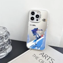 1個滑雪防滑防摔手機殼,適用於iphone 7/8/11/12/13/14/15/x/xr/xs/plus/pro/pro Max/se2 - 銀色[0] - 查看 8