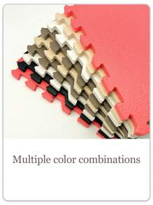 LTP 9P Interlocking Soft Foam Floor Mat - EVA Puzzle Play Mat  - Exercise Mats Ground Surface Protection Workout Underlay Mat - Multicolor - View 7