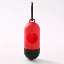 1pc Random Color Capsule Shape Pet Waste Bag Storage Box - Dark Green - View 11