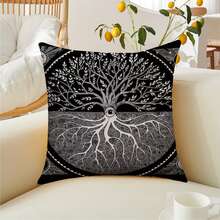 1入現代抽象幾何圖案裝飾枕套,多色坐墊套,適用於沙發、客廳、辦公室、臥室家居裝飾 - 彩色 - 查看 6