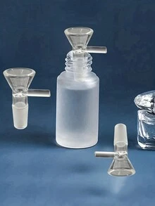 5入組玻璃小漏斗,迷你清洗漏斗,14mm接口透明玻璃漏斗,科學小玻璃漏斗,適用於實驗室瓶子、精油、香水、香料、砂畫、漏斗 - 無色 - 查看 3