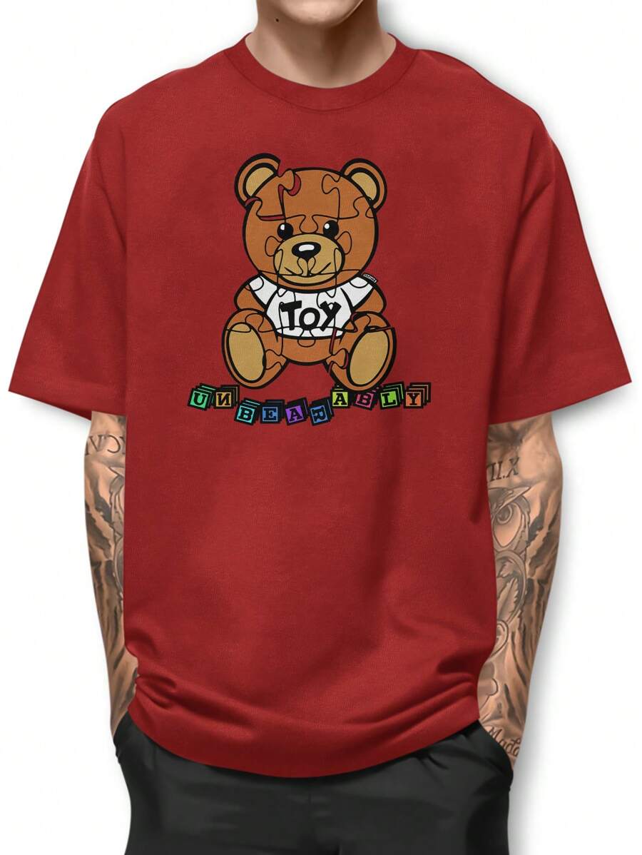 Camiseta Básica Toy Bearably 100% Algodão Camisa