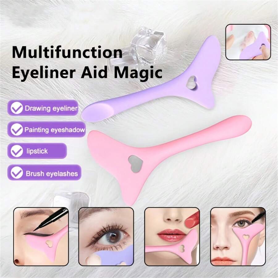 Eyeliner Auxiliary,1Pc Silicone Eyeliner Guide Eyeliner Aid Makeup