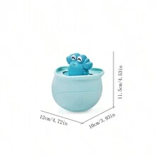 1 Miếng Xịt nước Cua Đồ chơi , Mới Cua ẩn sĩ Vòi hoa sen trong phòng tắm Đồ chơi Đối với Bồn tắm trẻ em Thời gian , Hoạt hình Nước Chơi Niềm vui - màu xanh lá - Xem 7