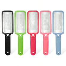 Double-Sided Stainless Steel Foot File To Remove Dead Skin, Foot Pedicure To Calluses Foot Rubbing Board Foot Grinding Tool - Blue - View 2