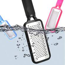 Double-Sided Stainless Steel Foot File To Remove Dead Skin, Foot Pedicure To Calluses Foot Rubbing Board Foot Grinding Tool - Blue - View 4