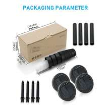 4pcs Solar Powered Peacock Pattern Pathway Lights, Waterproof & High Temperature Resistant, For Yard Lawn Garden Driveway Decoration & Lighting, Outdoor Garden Lighting For Pathway, Yard, Patio - Black and White - View 8