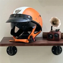 Kco 摩托車頭盔復古風格巡航半頭盔附耳保護,透氣全季安全頭盔適用於摩托車、電動車、騎行 - 橘色 - 查看 7