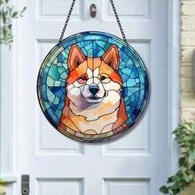 1pc Dog Pattern Acrylic Pendant For Car/Home Decoration,Window,Door, Garden - Multicolor - View 1