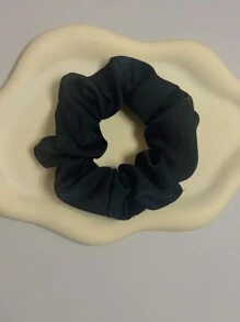 1pc Women's Multicolor Plain Fabric Hair Tie, Suitable For Daily Wear - Multicolor - View 12