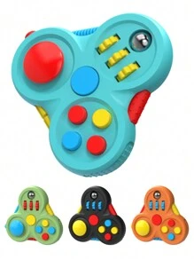 1入組隨機顏色減壓旋轉豆魔術方塊,感官玩具成人減壓緩解焦慮的遊戲掌柄指尖遊戲創意減壓玩具（部分零件可能隨機） - 彩色 - 查看 3