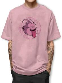 Men T-Shirts - 淺粉色 - 查看 1