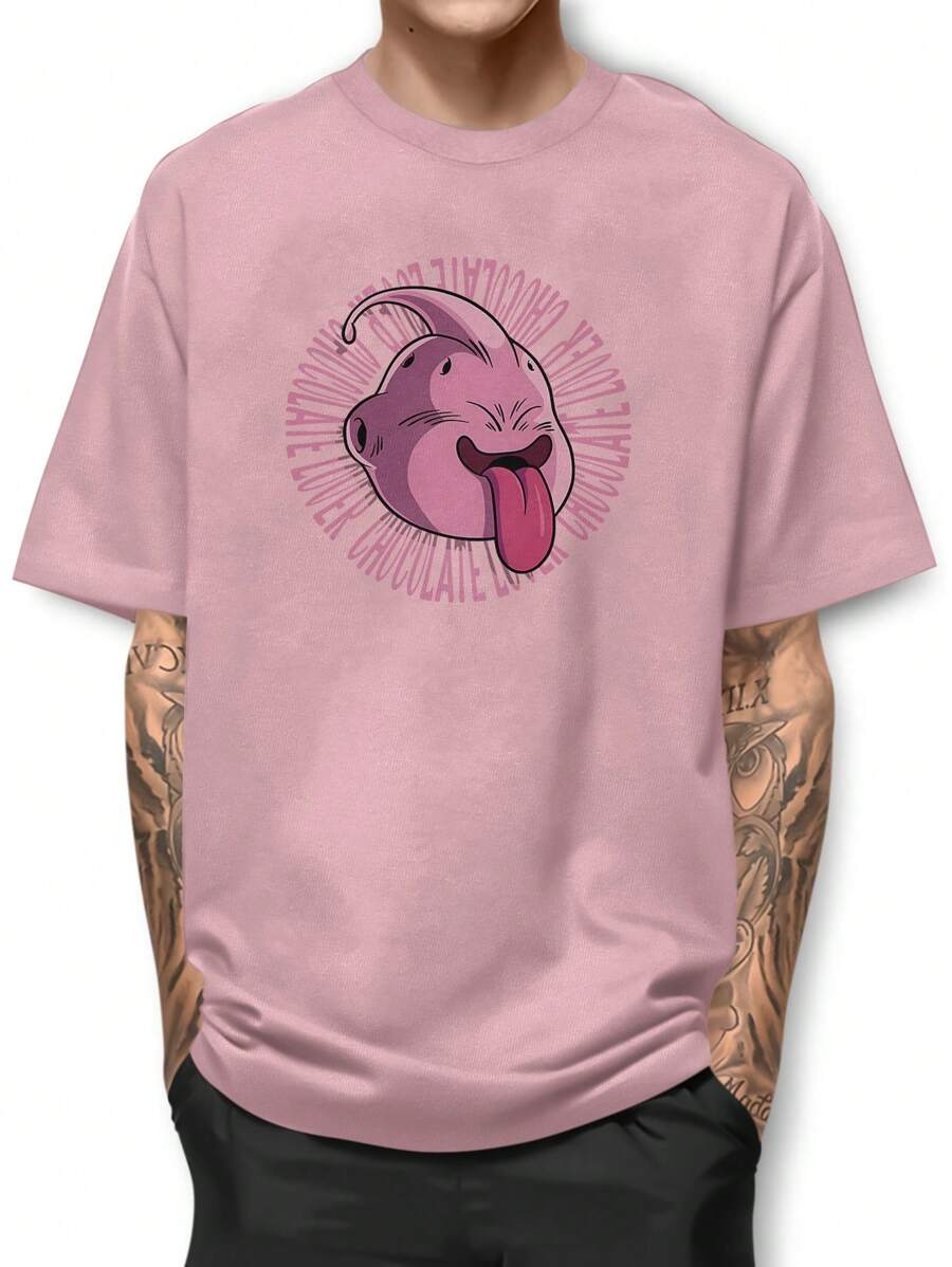 Men T-Shirts - 淺粉色 - 查看 1