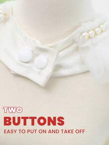 LaiFug 寵物裙子,時尚、可愛、優雅,多種選擇。節日派對狗裙子,小女狗主題狗裙子,設計師狗服裝,小型犬派對服裝 - 彩色 - 查看 4