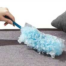 1pc Static Dust Removal Sweeper, Household Cleaning Tool For Dust And Hair Removal - Blue - View 1