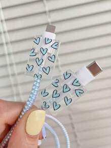 2024最新款全覆盖充电器保护壳，无盲点 - 青碧色 - 查看 1