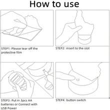 1入組3d彩色夜燈,黑色底座,8“x4.09”,歐美遊戲耳機和控制器形狀usb Led桌燈,適用於臥室裝飾、書桌燈、燈光氛圍,作為生日/情人節/節日禮物 - 黑色 - 查看 3