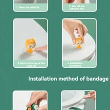 馬桶蓋手柄 - 短或長,附帶帶子 - 藍色 - 查看 4