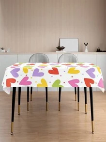 1 Miếng Ngày lễ tình nhân Love Loạt In Khăn trải bàn - Đầy màu sắc - Xem 4