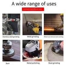 1pc Thickened Grinding Wheel Blade, Stainless Steel Polishing Abrasive Disc - Multicolor - View 3