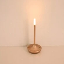 1入可充電led無線桌燈 - 帶有usb充電口的觸控桌燈,適用於卧室,餐廳,酒吧和學習閱讀！ - 金色 - 查看 1