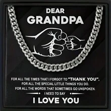 1件時尚復古地圖不鏽鋼項鍊禮盒裝,絕佳的女性節慶禮物和日常佩戴 - 銀色 - 查看 8